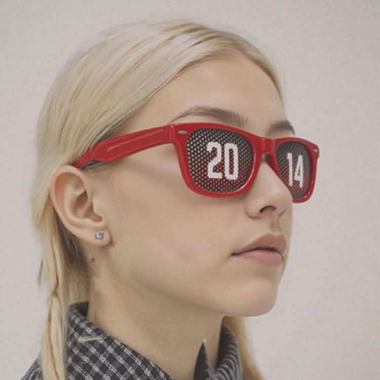 Picture of Pinhole Sticker Party Glasses