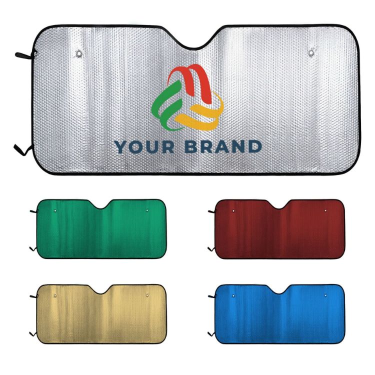 Picture of Bubble Aluminum Car Sunshade