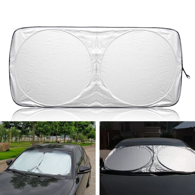 Picture of Twin Circular Reflective Car Sunshade