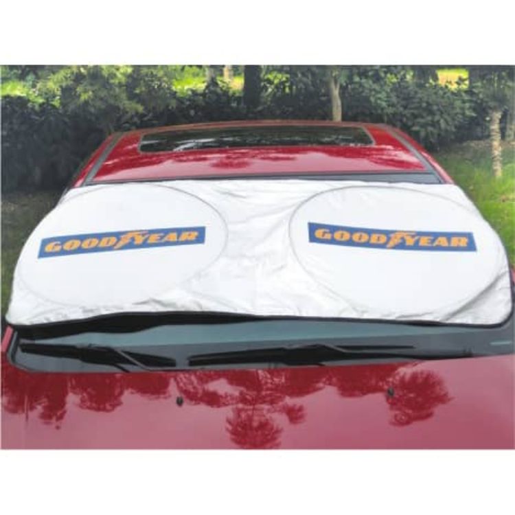 Picture of Twin Circular Reflective Car Sunshade