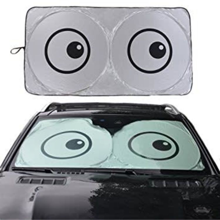 Picture of Twin Circular Reflective Car Sunshade