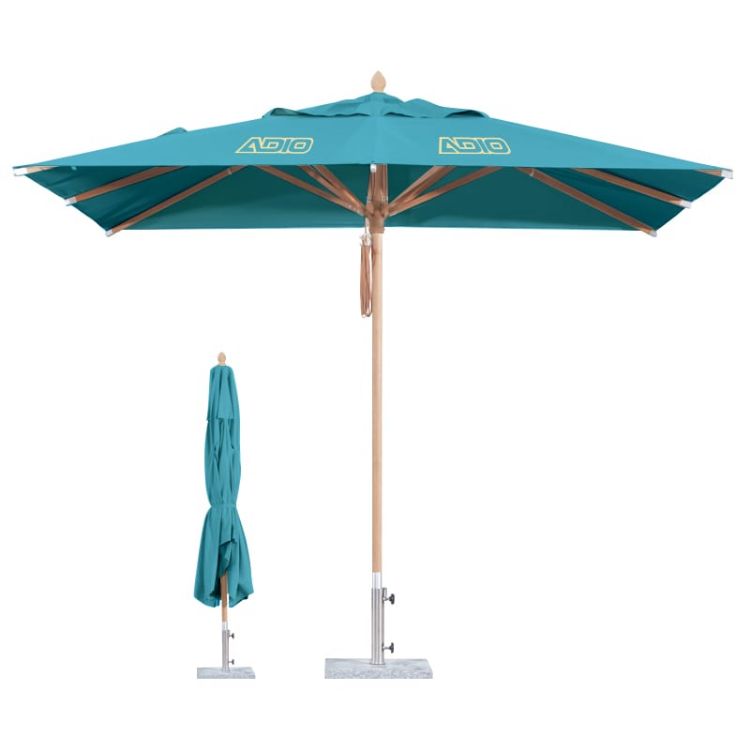 Picture of 4x4m Wind-resistant Square Stock Colour Outdoor Umbrella
