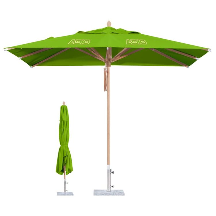 Picture of 4x4m Wind-resistant Square Stock Colour Outdoor Umbrella