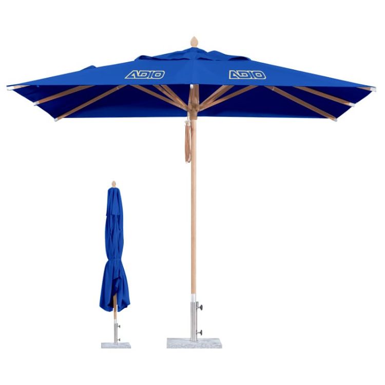 Picture of 4x4m Wind-resistant Square Stock Colour Outdoor Umbrella