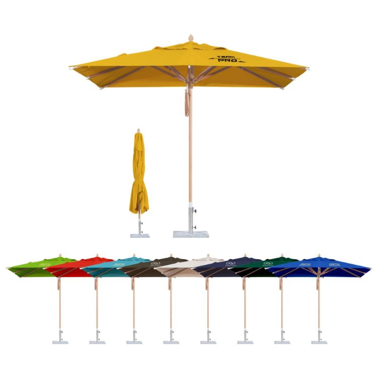 Picture of 3x3m Wind-resistant Square Stock Colour Outdoor Umbrella
