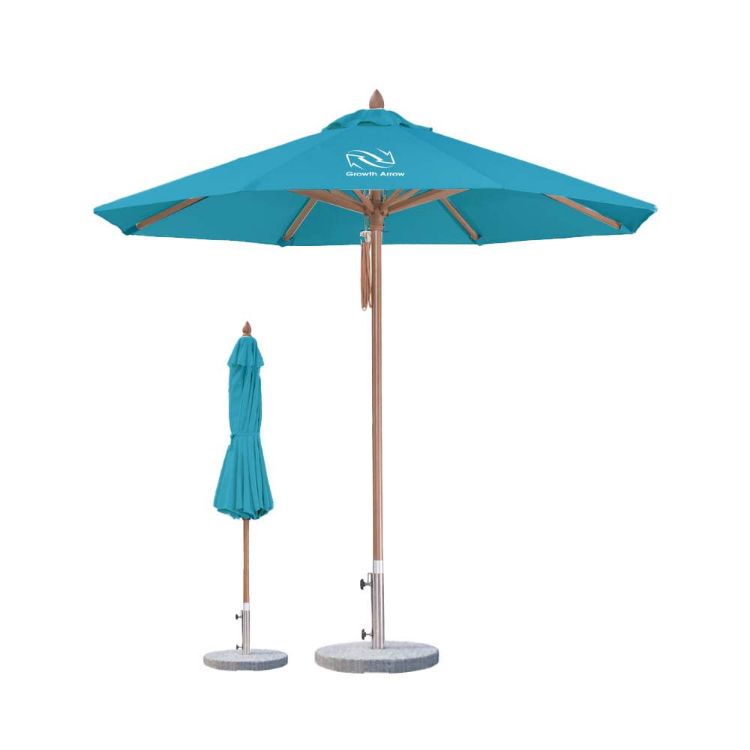 Picture of 3x3m Wind-resistant Octagon Stock Colour Outdoor Umbrella
