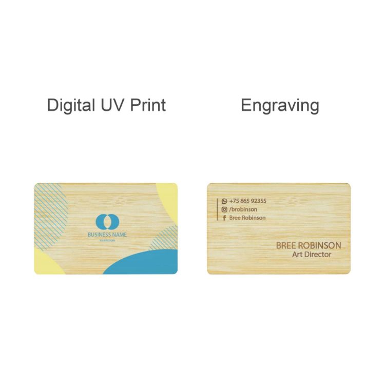 Picture of NFC Bamboo Business Card
