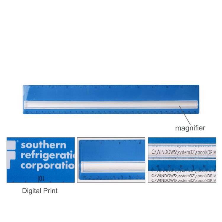 Picture of Dual Scale 30CM Magnifying Ruler