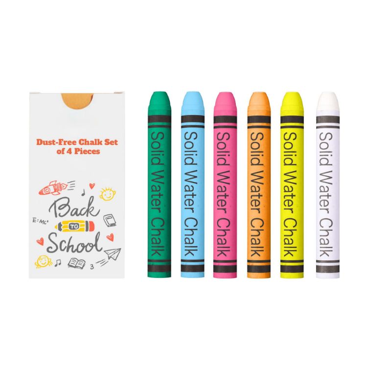 Picture of Dust-Free Chalk Set of 4 Sticks