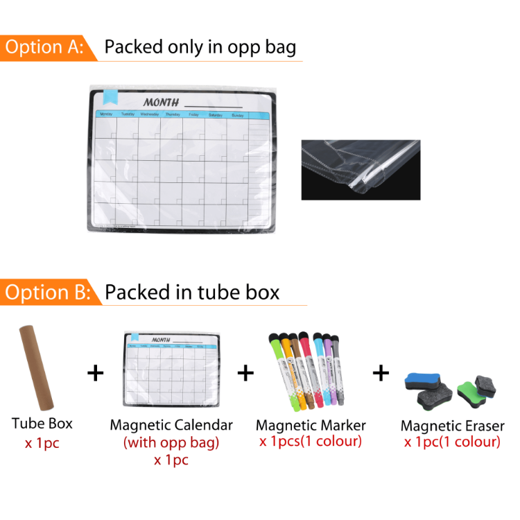 Picture of Erasable Magnetic Calendar Planner