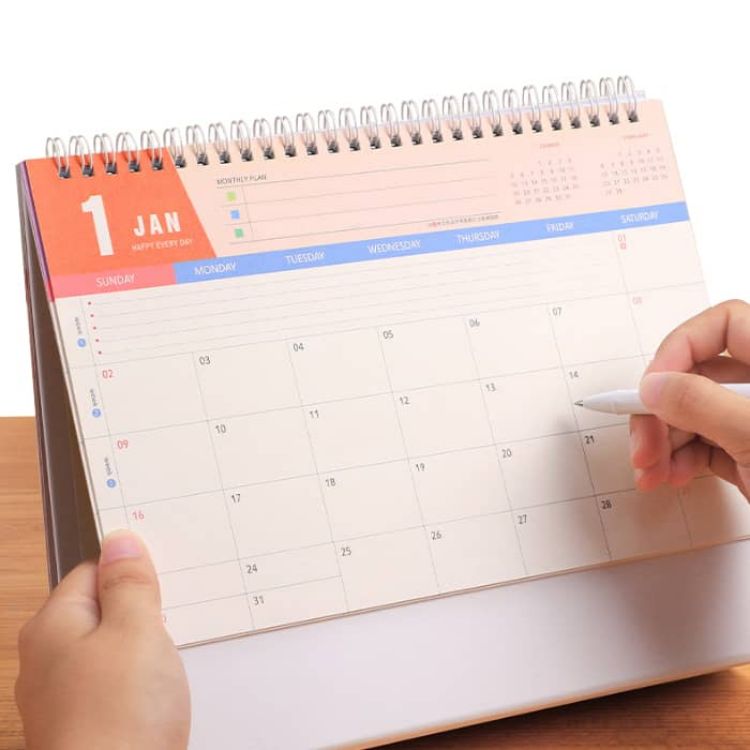 Picture of Desk Calendar