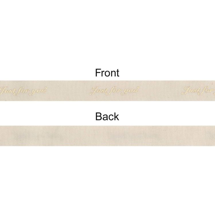 Picture of 16mm Hot Stamping Cotton Ribbon