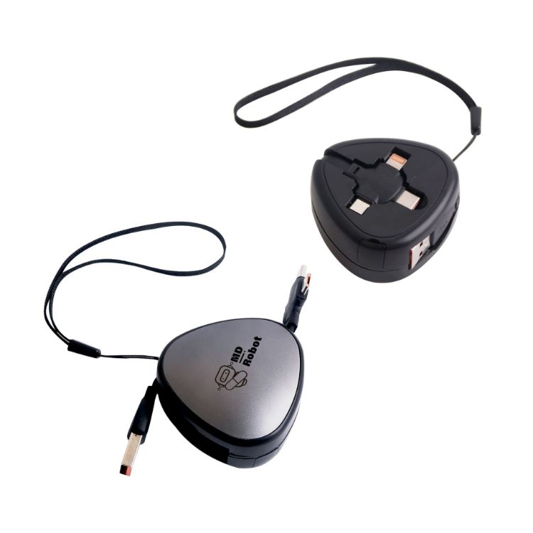 Picture of 3-In-1 Retractable Portable Charging Cable