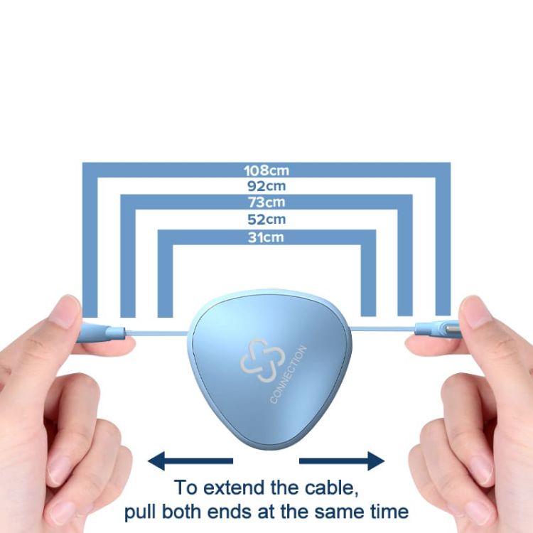 Picture of 3-In-1 Retractable Portable Charging Cable