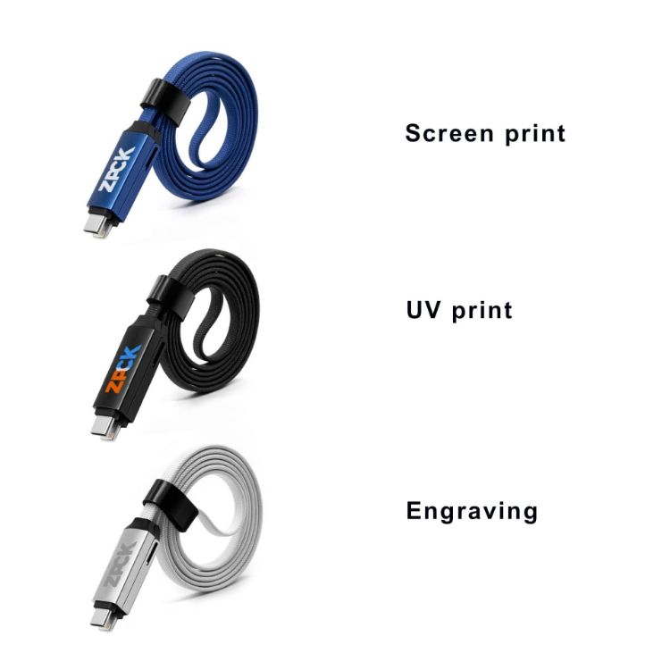 Picture of 60W Long 3-In-1 Charging Cable