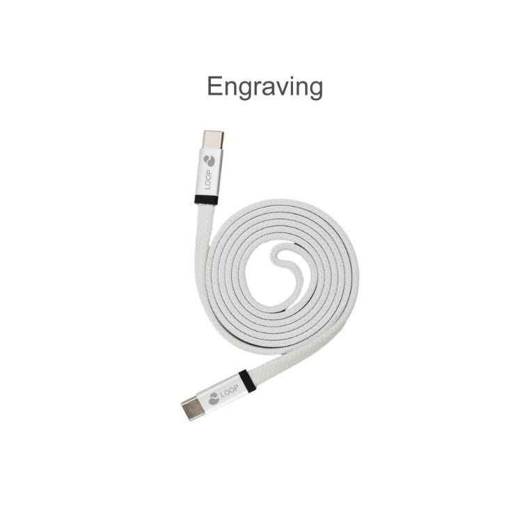 Picture of 100W Magnetic Flat Braided Charging Cable