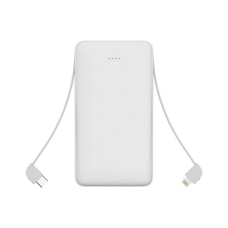 Picture of 10000mAh Slim  Power Bank with Charging Cable