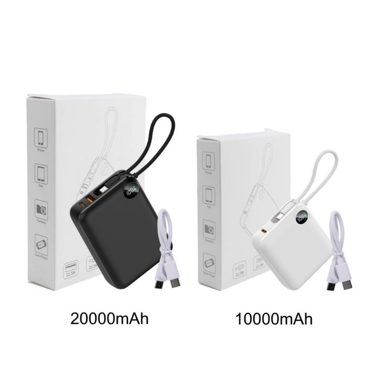 Picture of 10000mAh Power Bank with Charging Cable