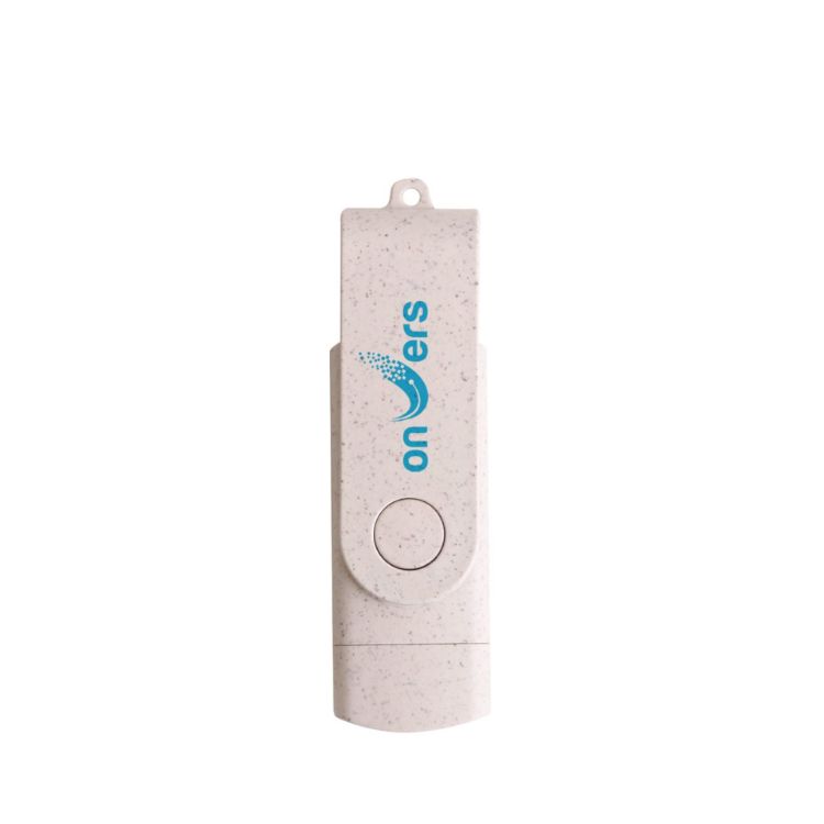 Picture of Double-end Eco Swivel Type C Flash Drive