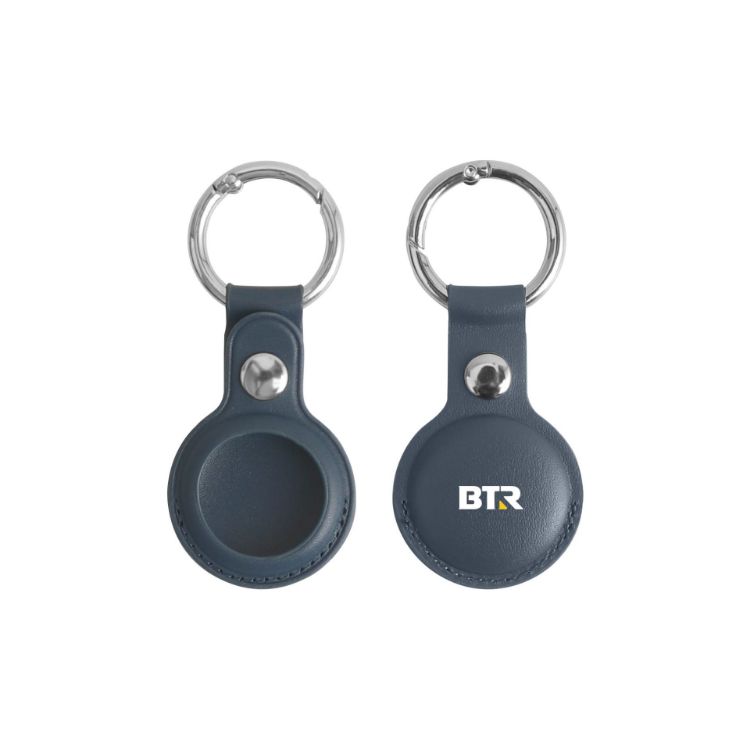 Picture of PU Leather AirTag Holder with Keyring