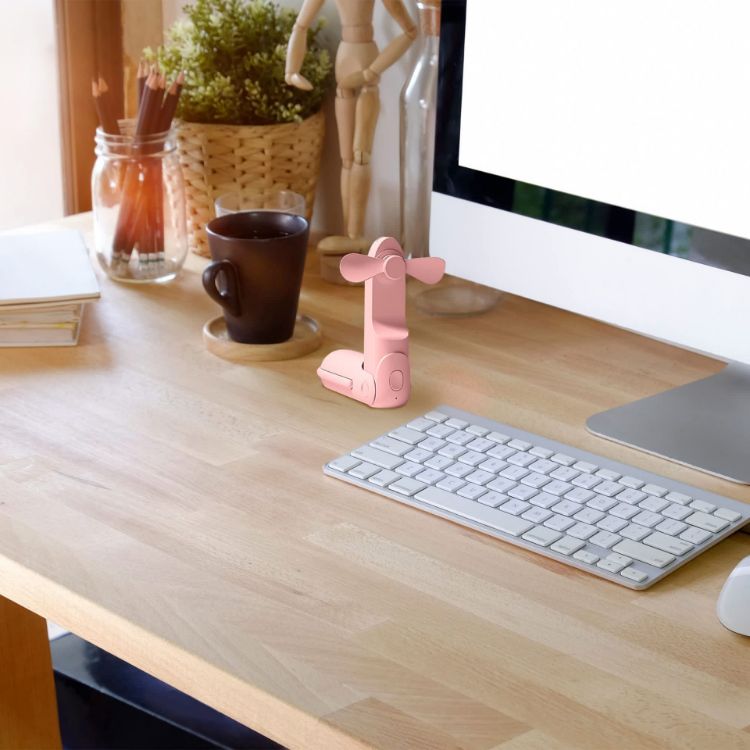 Picture of USB Handheld Mini Fan With Flashlight