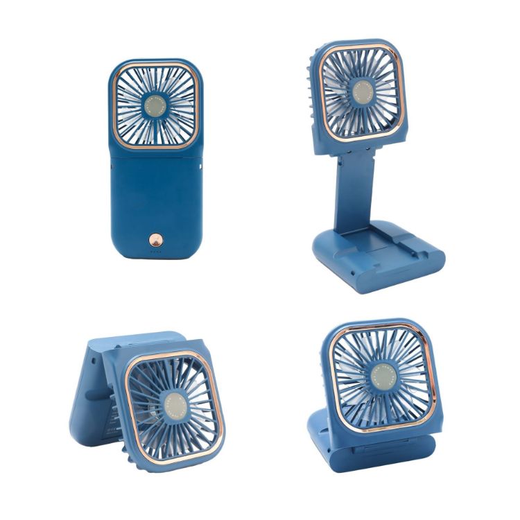Picture of Folding Neck Fan With Phone Stand