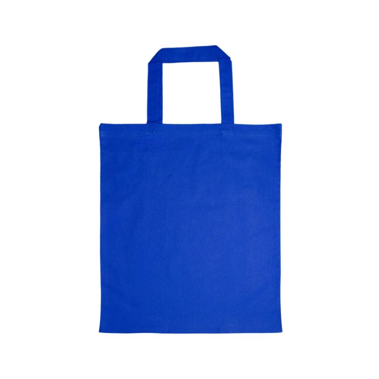 Picture of Coloured Cotton Short Handle Tote Bag