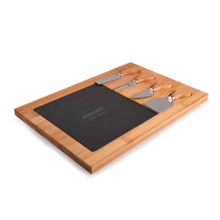 Picture of Mosaic Bamboo Slate Cheese Board