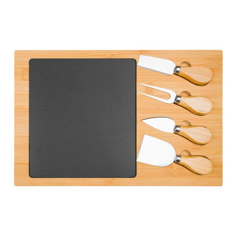 Picture of Mosaic Bamboo Slate Cheese Board