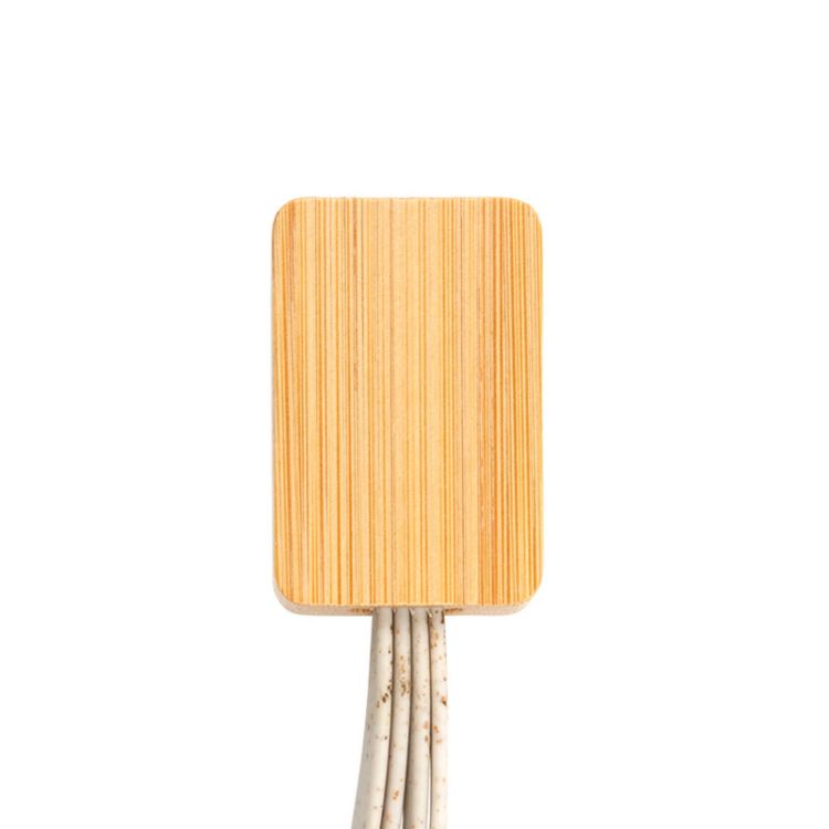 Picture of Sprite Square Bamboo Charging Cable