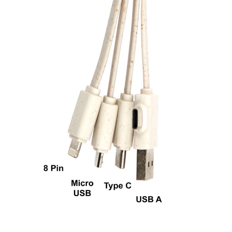 Picture of Sprite Square Bamboo Charging Cable
