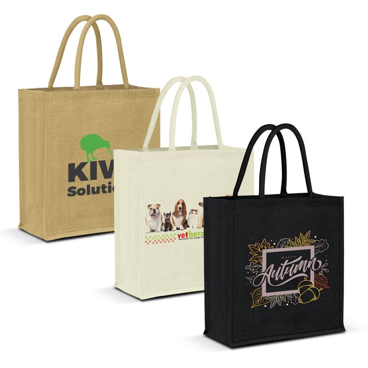 Picture of Lanza Jute Tote Bag - Colour Match