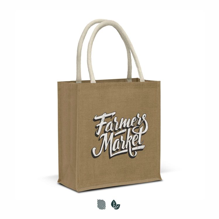 Picture of Lanza Starch Jute Tote Bag