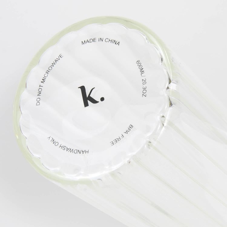 Picture of Keepsake Linear Glass Drink Bottle