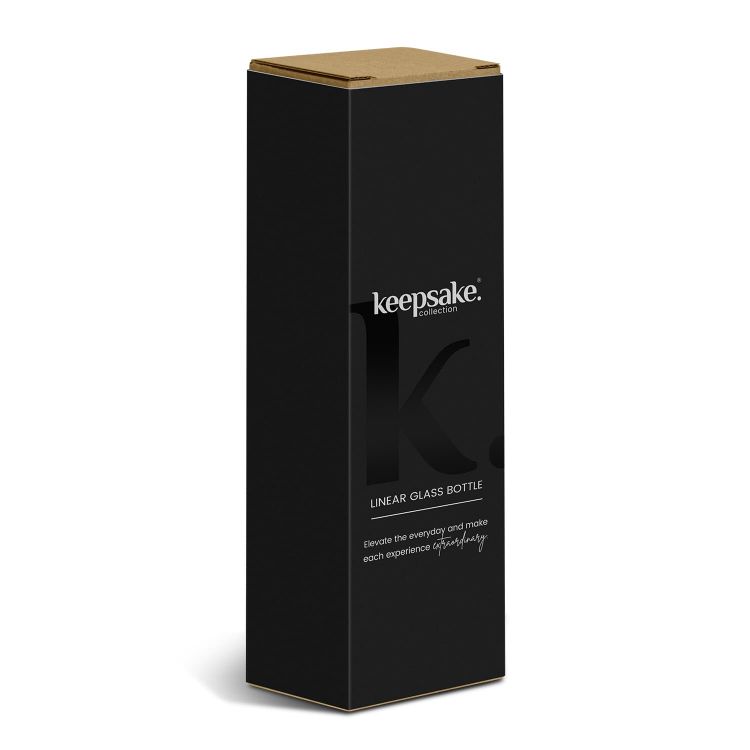 Picture of Keepsake Linear Glass Drink Bottle