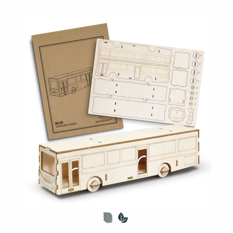 Picture of BRANDCRAFT Bus Wooden Model