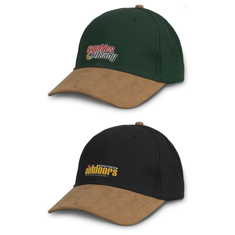 Picture of Outback Suede Peak Cap