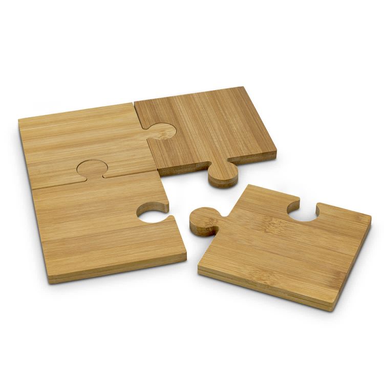 Picture of NATURA Puzzle Coaster - Set of 4