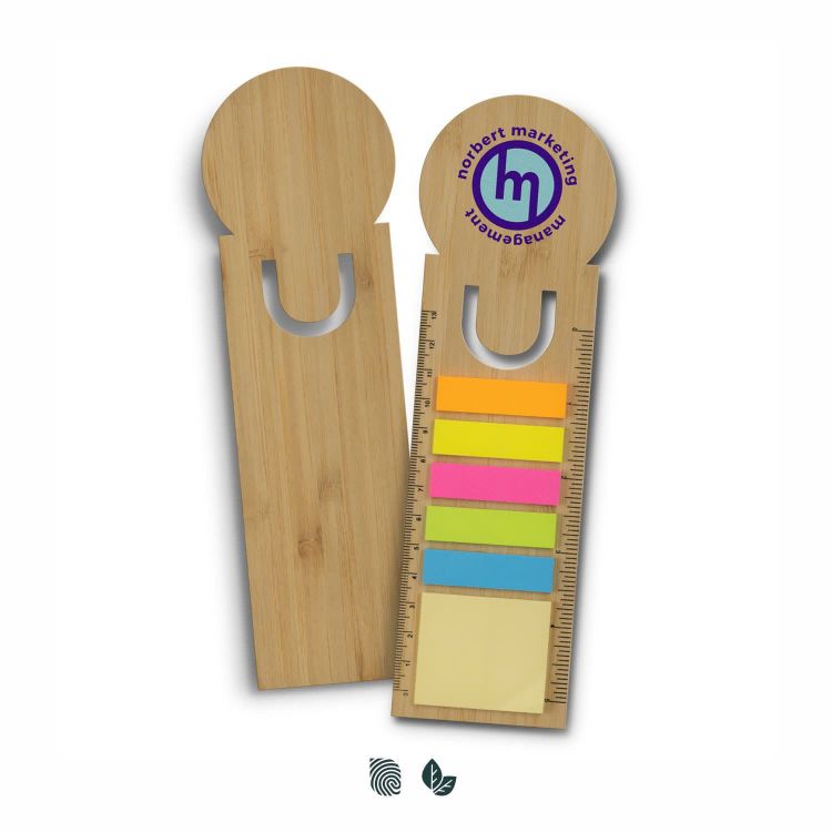 Picture of Bamboo Ruler Bookmark - Round