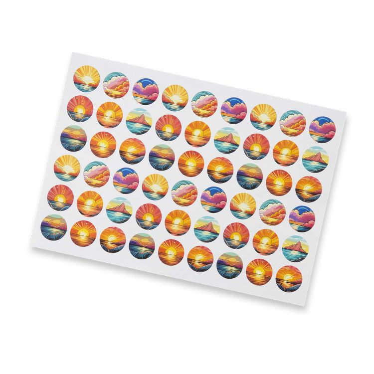 Picture of Sticker Sheet 26mm Circle - Matte