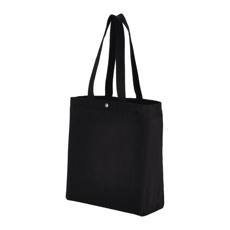 Picture of Repose 10oz Recycled Cotton Box Tote w/Snap