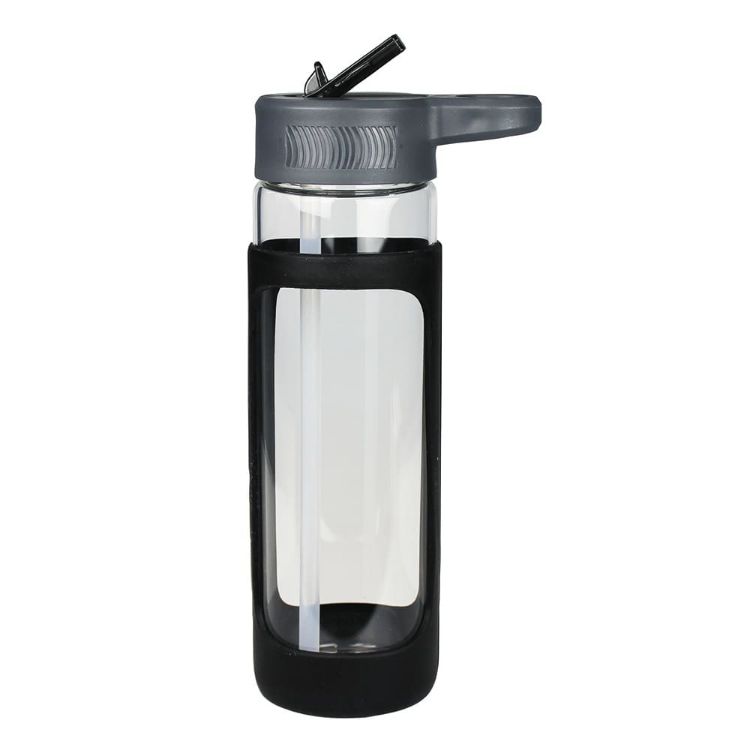 Picture of Glass Bottle w/ Silicone Cover 600ml