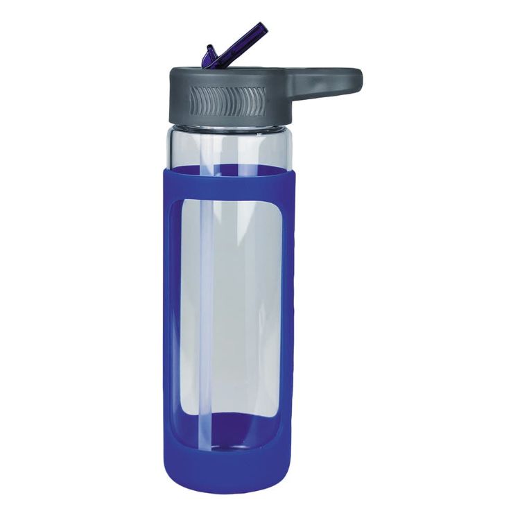 Picture of Glass Bottle w/ Silicone Cover 600ml