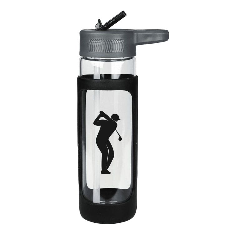 Picture of Glass Bottle w/ Silicone Cover 600ml