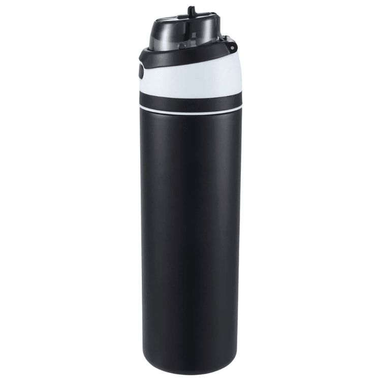 Picture of Elvin 900ml Recycled Stainless Flip Straw Bottle