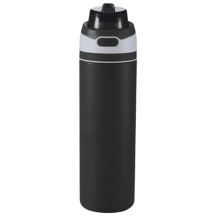 Picture of Elvin 900ml Recycled Stainless Flip Straw Bottle