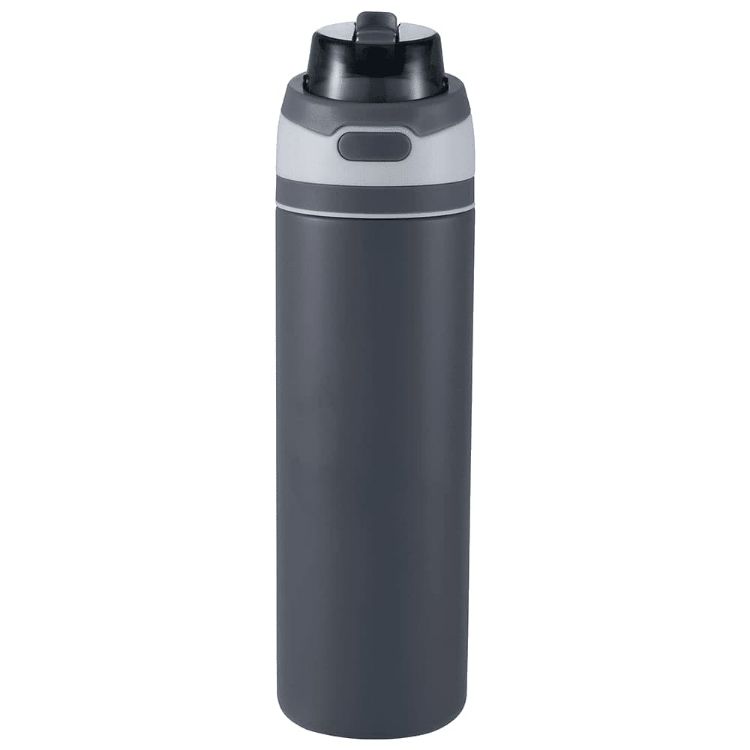 Picture of Elvin 900ml Recycled Stainless Flip Straw Bottle