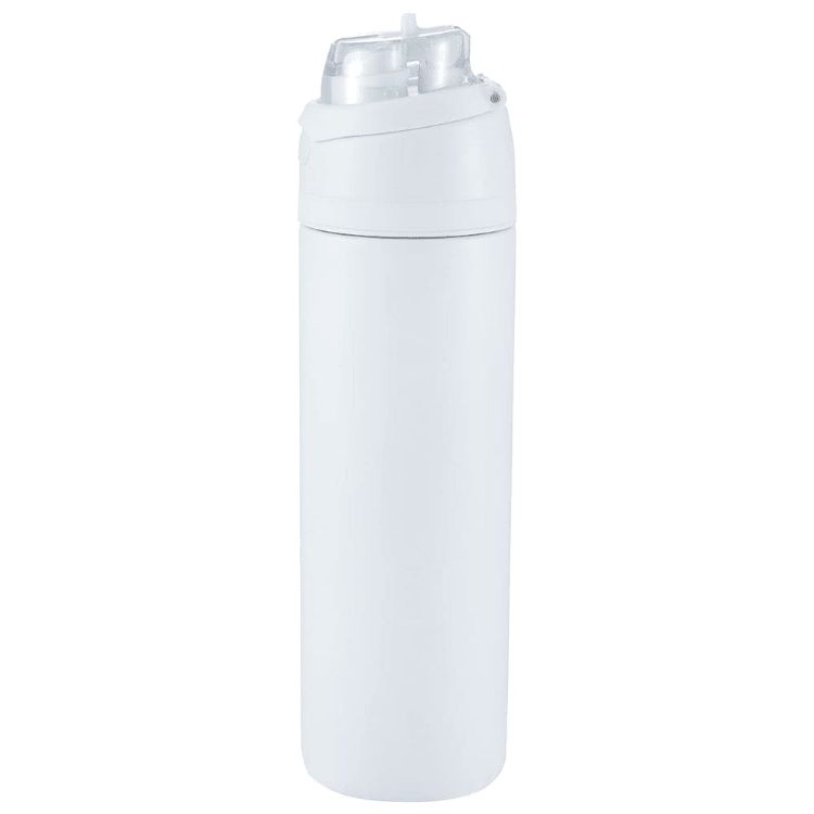 Picture of Elvin 900ml Recycled Stainless Flip Straw Bottle