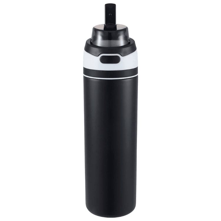 Picture of Elvin 900ml Recycled Stainless Flip Straw Bottle