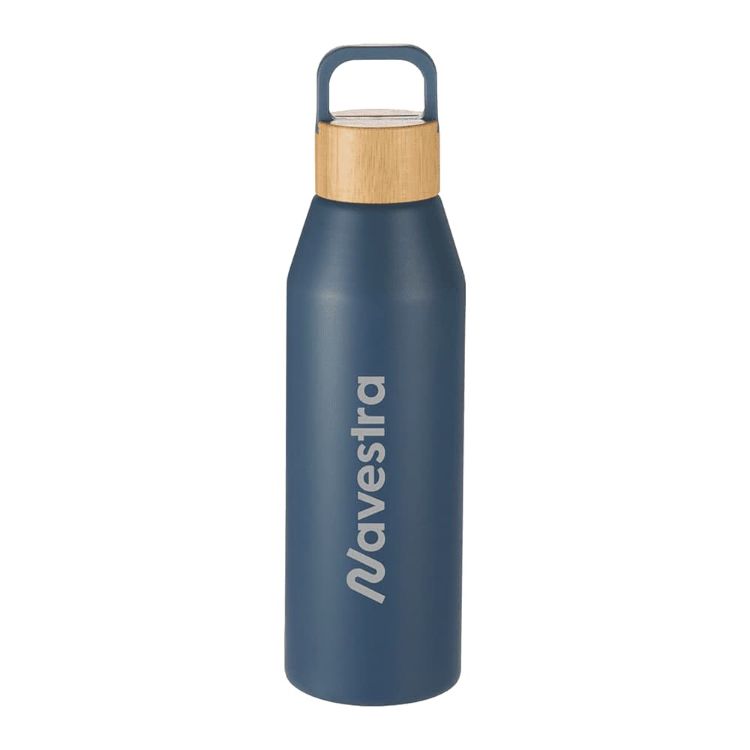 Picture of Aspen Recycled Bottle with Bamboo Lid - 1L